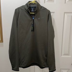 NEW Nike Mens Hunter/Olive Zip Tall Fleece